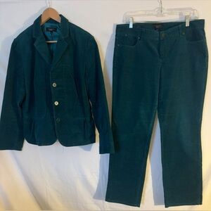 Talbots Teal Suit Set